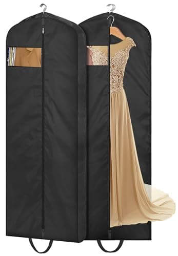 MISSLO MISSLO 65-Inch Long Garment Bags (2-Pack)