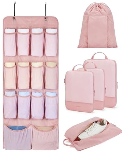 BAGSMART BAGSMART Hanging Compression Packing Cubes (6-Set)