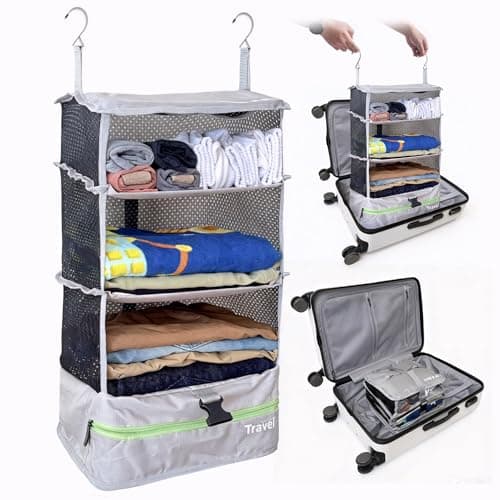 Grand Fusion Grand Fusion Stow-N-Go Hanging Travel Shelves (L)
